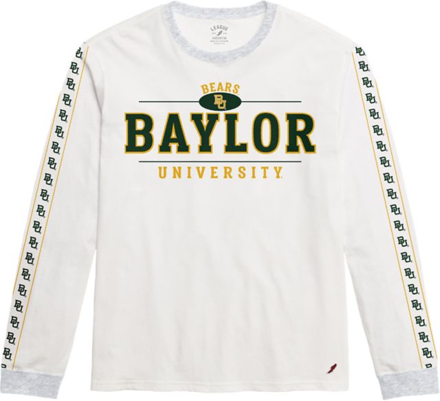 Baylor University Bears Long Sleeve T-Shirt | Nike | White | Medium