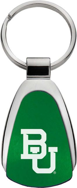 Baylor University Teardrop Keychain
