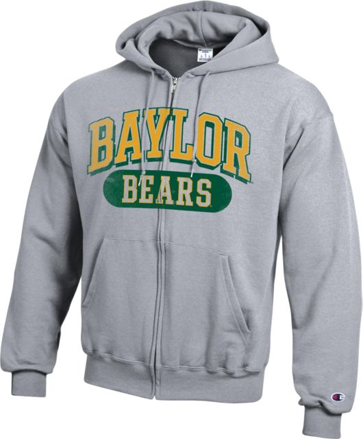 Baylor University Bears Full Zip Hooded Sweatshirt