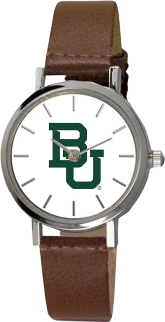 Baylor University 28 mm Ladies Leather Watch