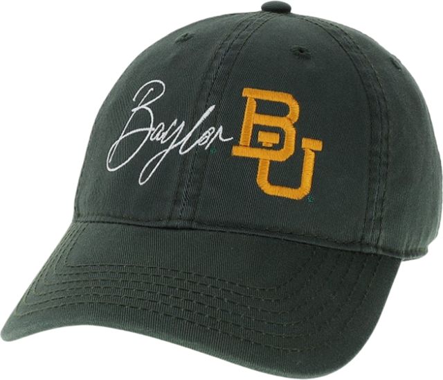 Baylor University - Embroidered Cropped Baseball Jersey - Green