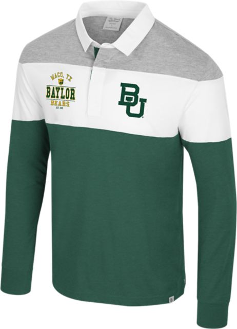 Baylor University Bears Ground Floor Long Sleeve Rugby Polo