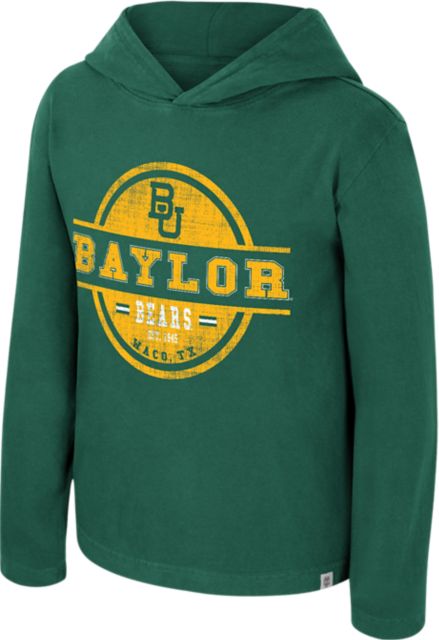 Baylor University Bears Youth Hooded Long Sleeve Shirt