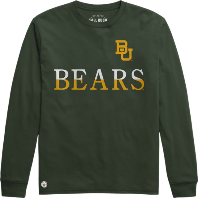 Baylor University Bears Long Sleeve T-Shirt | Nike | White | Medium