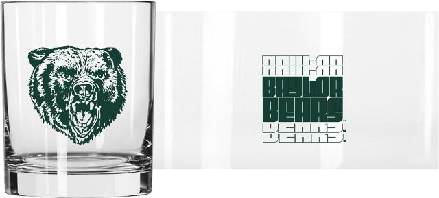 Baylor University Growling Bear 16 oz. Glass