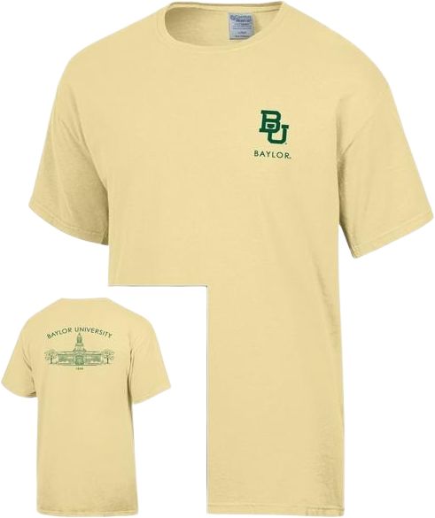 Baylor University Campus Comfort Wash Garment Dyed T-Shirt