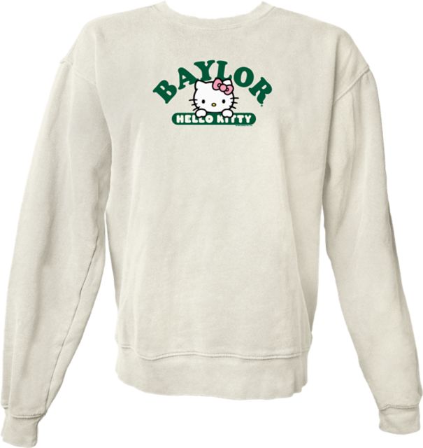 Baylor University Hello Kitty Women's Dyed Fleece Crewneck Sweatshirt