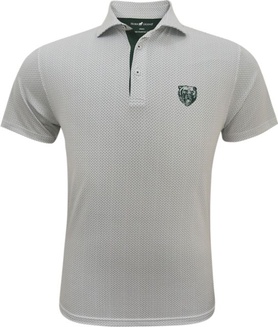Baylor University Growling Bear Checkers Polo