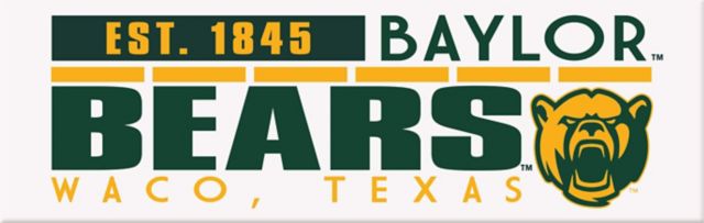 Baylor University 1.62x5 Billboard Magnet