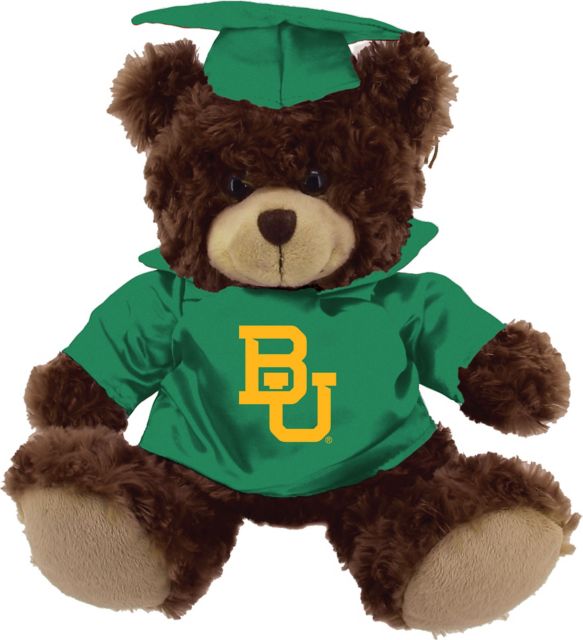 Baylor University 12'' Graduation Bear - Chocolate - ONLINE ONLY