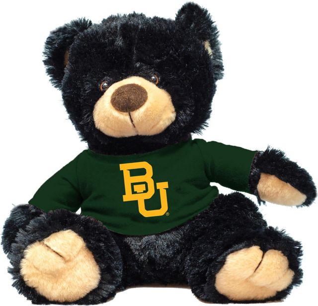 Baylor University 12'' Plush Noah Bear - Black - ONLINE ONLY