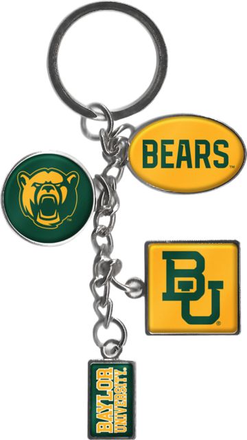 Baylor University Dangle Keychain