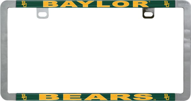 Baylor University Bears License Plate Frame