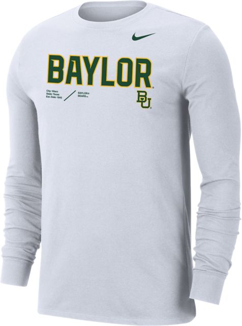 Lids Baylor Bears Nike Legend Bench T-Shirt - White