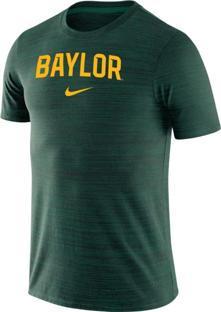 Men's Nike Black Baylor Bears Logo Stack Legend Performance Long Sleeve T- Shirt