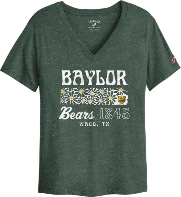 Baylor University Bears Women's V-Neck Short Sleeve T-Shirt