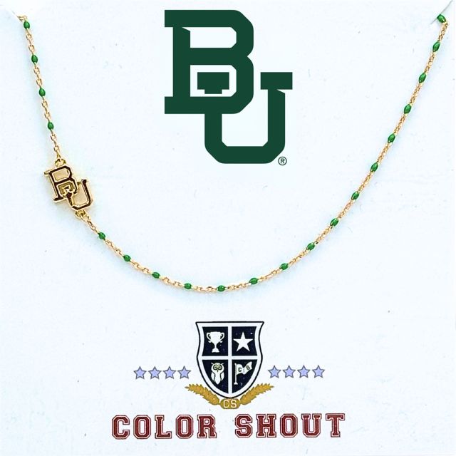 Baylor University Side Logo Necklace