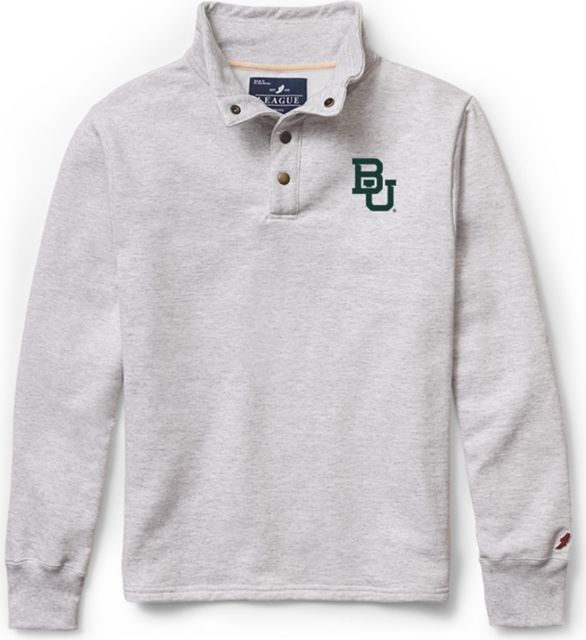 Baylor University Fleece Snap Button Pullover Sweatshirt