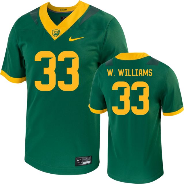 Baylor University Bears Football Jersey - #33 W WILLIAMS: Baylor