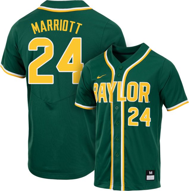 Baylor Baseball Replica Jersey #24 M MARRIOTT