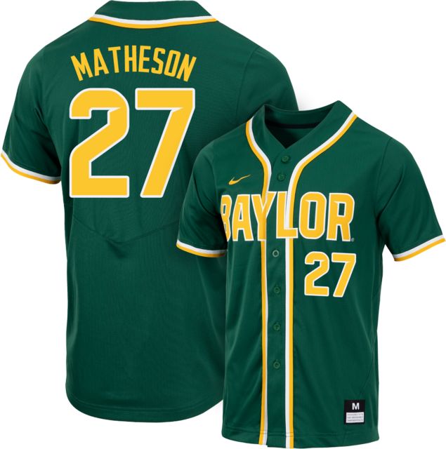 Baylor Baseball Replica Jersey #27 J MATHESON