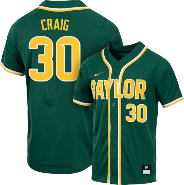 Baylor Baseball Replica Jersey #30 G CRAIG
