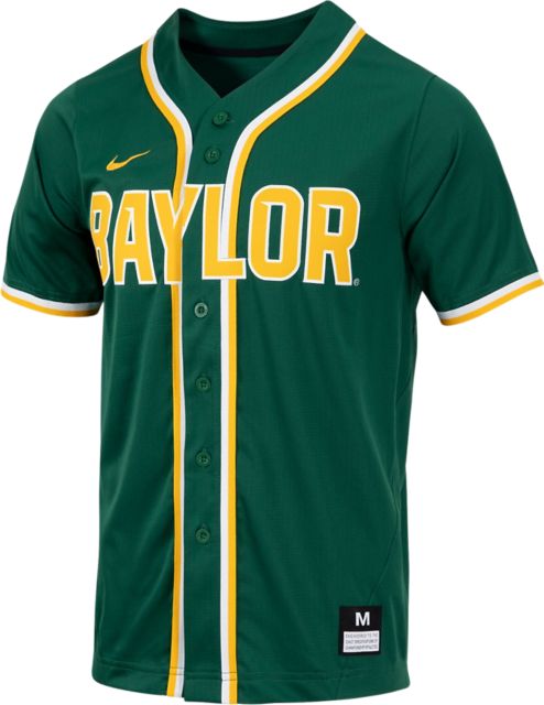 Baylor University Full Button Replica Baseball Jersey