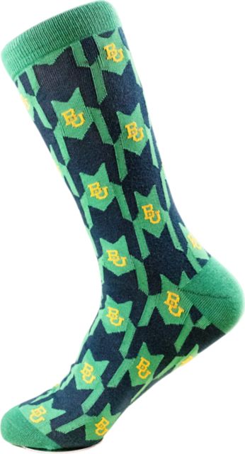 Baylor University Sailor Bear Socks
