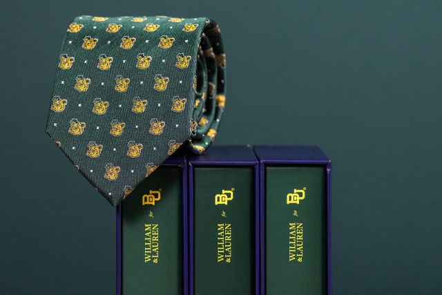 Baylor University Sailor Bear Tie
