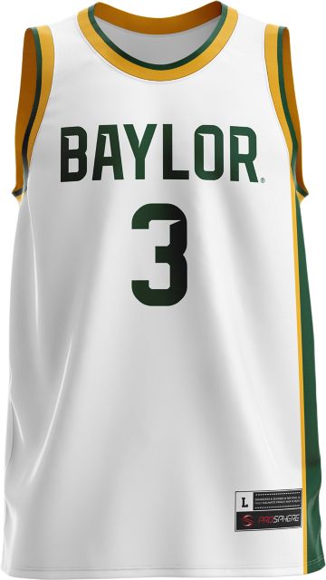 Baylor Bears Basketball Adidas Jersey +2 Length, #55, Adult Medium