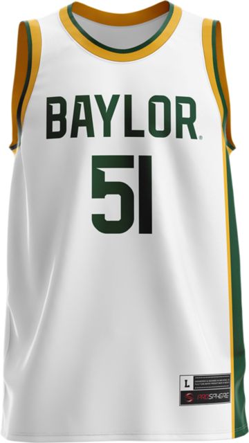 2023 WNBA Draft Jersey NCAA Eligibility Caitlin Bickle Baylor Bears College Basketball Yellow #51