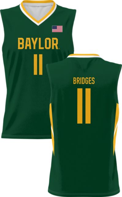 Baylor Basketball Jersey #11 JALEN BRIDGES