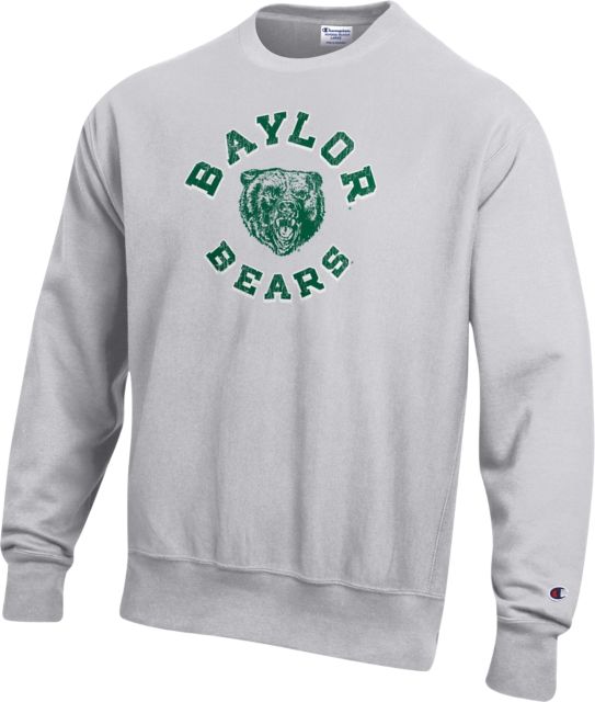 Baylor University Growling Bear Reverse Weave Crewneck Sweatshirt