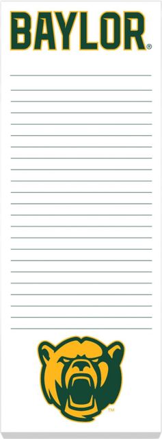 Baylor University 25 Sheet Sticky Notes