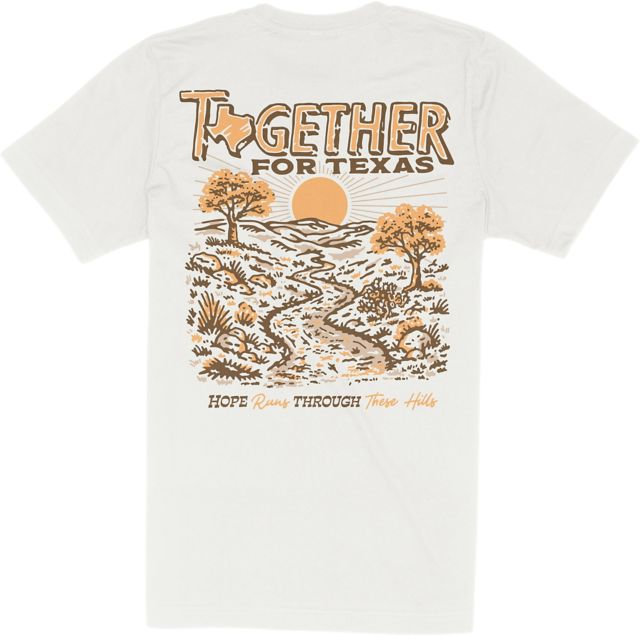 Together For Texas Hope Runs Through These Hills Short Sleeve T-Shirt