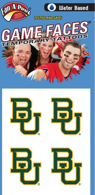 Baylor University Tattoo 4-Pack