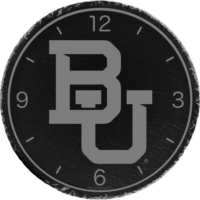Baylor University Slate Clock