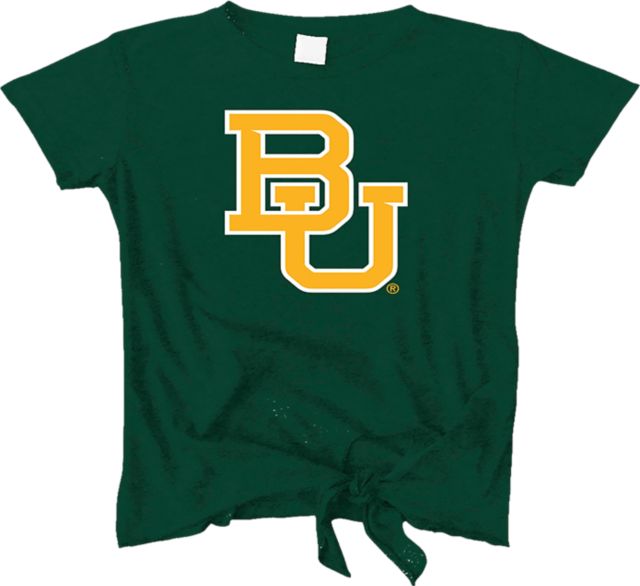 Baylor University Girl's Toddler Short Sleeve Tie Front T-Shirt - ONLINE ONLY