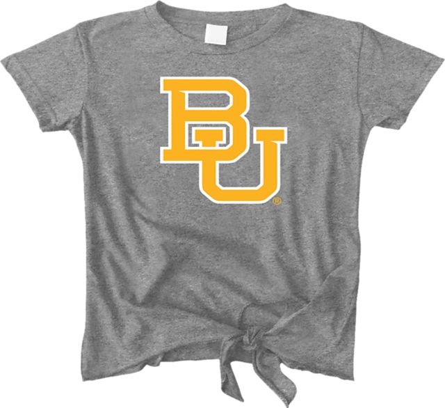 Baylor University Girl's Toddler Short Sleeve Tie Front T-Shirt - ONLINE ONLY