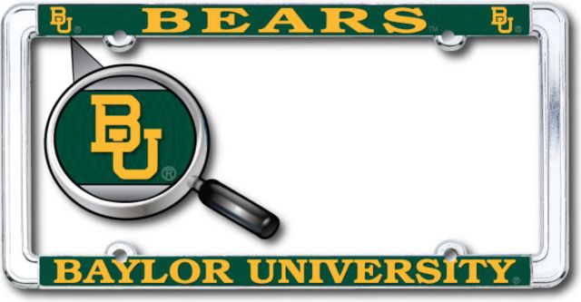 Baylor University Bears Thin Rim Licence Plate Frame