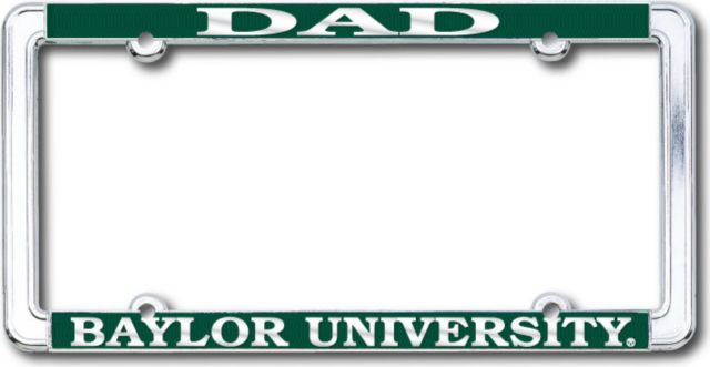 Baylor University Dad License Plate Frame