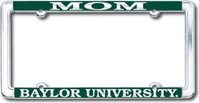 Baylor University Mom License Plate Frame
