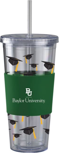 Baylor University Acrylic Tumbler with Straw