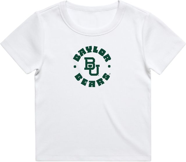 Baylor University Bears Women's Ribbed Short Sleeve T-Shirt