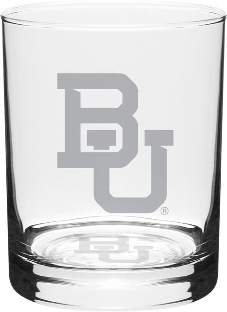 Baylor University 14 oz. Double Old Fashioned Glass