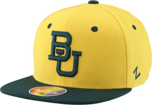 Men's Top of the World Charcoal/White Baylor Bears Townhall Trucker  Snapback Hat