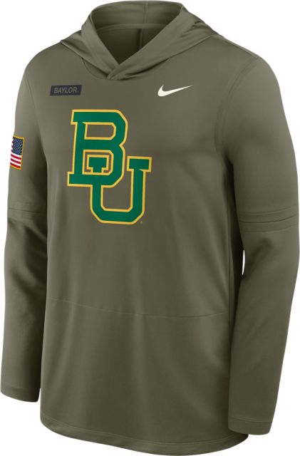 Baylor University Dri-Fit Military Hooded Long Sleeve Shirt