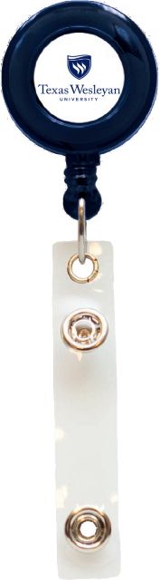 Texas Wesleyan University Retractable Badge Holder