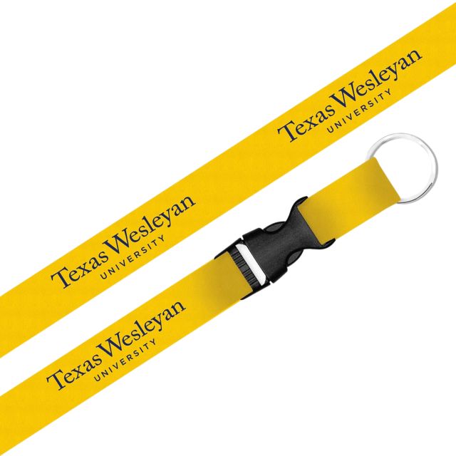Texas Wesleyan University Lanyard with Buckle