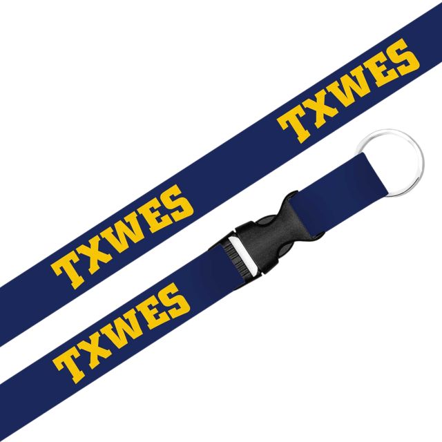 Texas Wesleyan University Lanyard with Buckle
